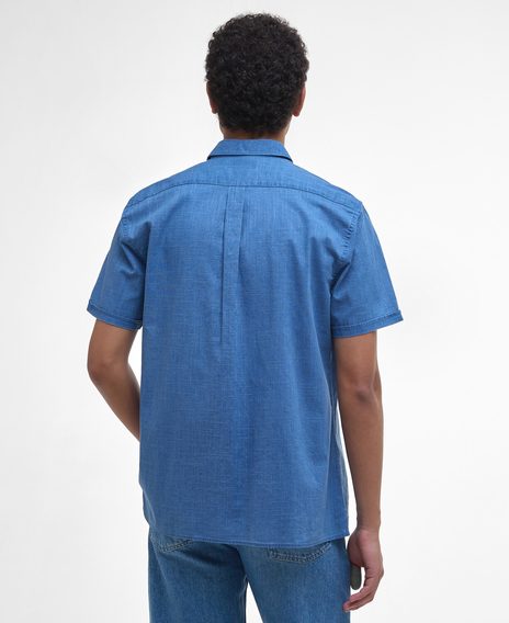 Barbour Pigment Dye Slub Short-Sleeved Shirt
