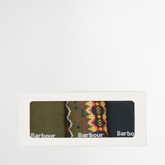 Barbour Case Sock Gift Set
