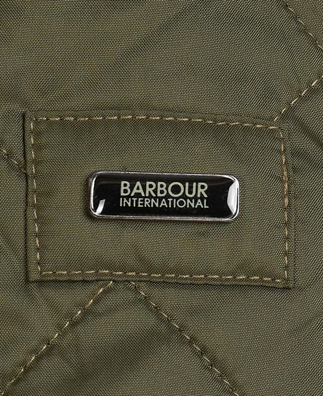 Barbour International Ariel Polarquilt Jacket — Olive