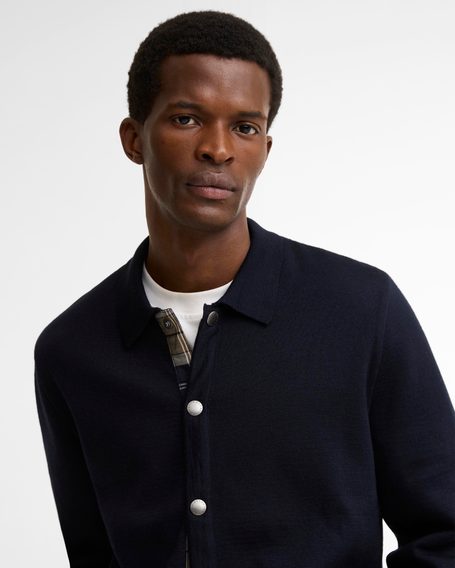 Barbour Florcombe Cardigan — Navy