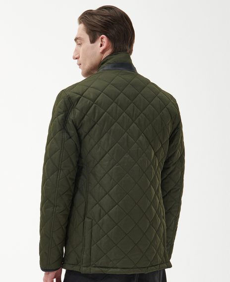 Barbour Horton Quilted Jacket — Sage