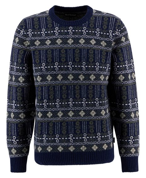 Barbour Grangetown Fair Isle Crew Neck Jumper