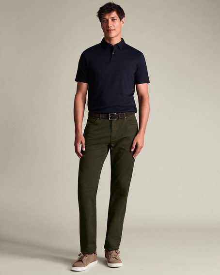 Charles Tyrwhitt 5 Pocket Jeans — Forest Green