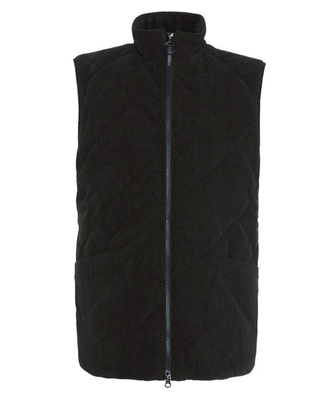 Barbour Cord Liddesdale Gilet — Classic Black