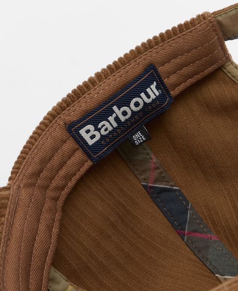 Barbour Preston Cord Cap — Beige