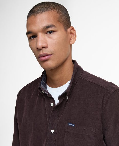 Barbour Ramsey Tailored Shirt — Chocolate