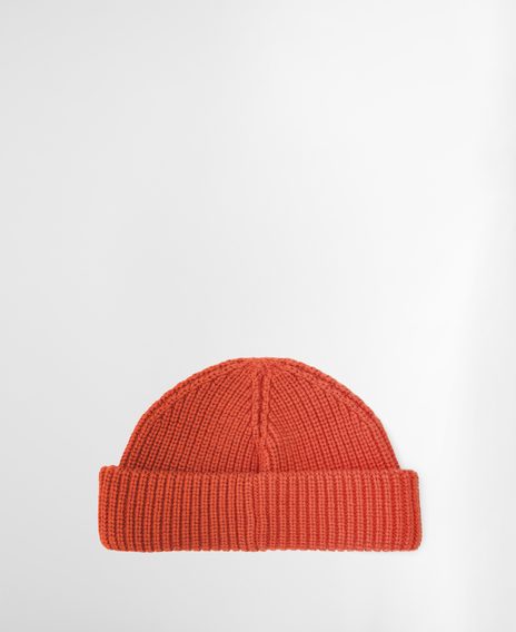 Barbour Mosely Fisherman Beanie — Orange