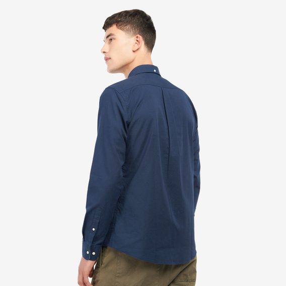 Bavlnená košeľa Barbour Camford - Navy (button-down)