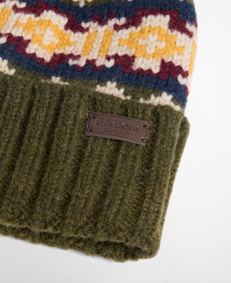 Barbour Kane Knitted Beanie & Gloves Gift Set