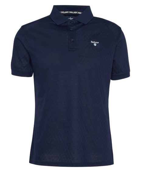 Barbour Sutton Tailored Fit Polo Shirt — Navy