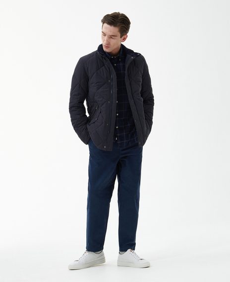 Barbour Winter Chelsea Quilted Jacket — Classic Navy