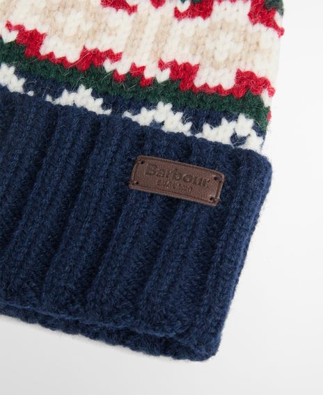 Barbour Kane Knitted Beanie & Scarf Gift Set
