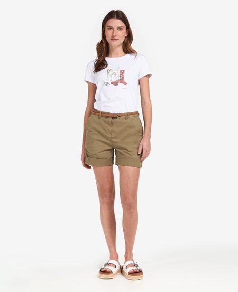 Barbour Chino Shorts — Khaki