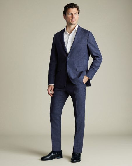 Charles Tyrwhitt — Linen Check Pants