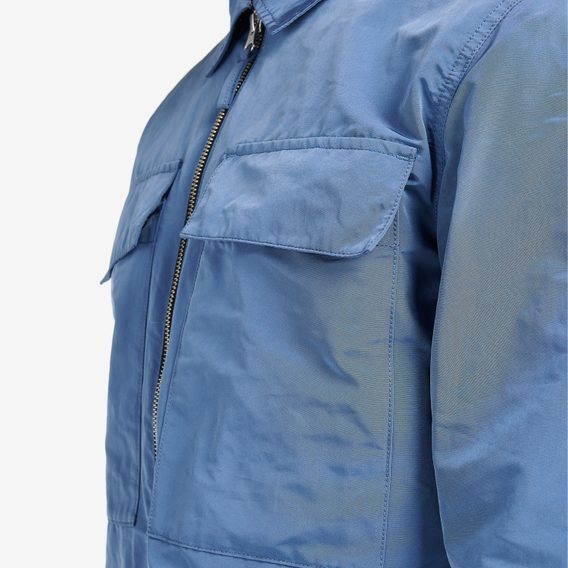 Overshirt so zapínaním na zips Barbour International Ray - Blue Horizon