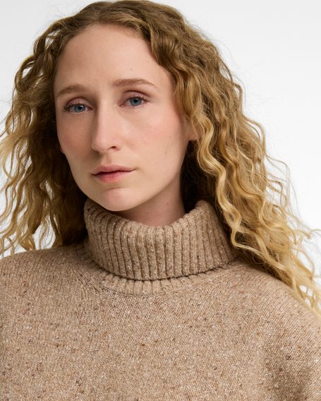 Barbour Stanford Fleck Rollneck Wool Jumper — Warm Trench