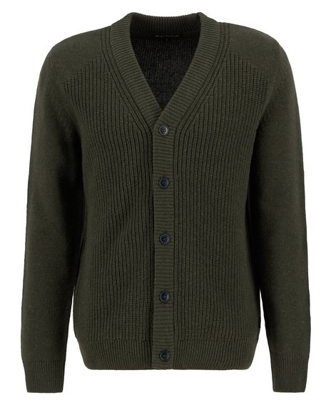 Barbour Mainland Cardigan — Olive