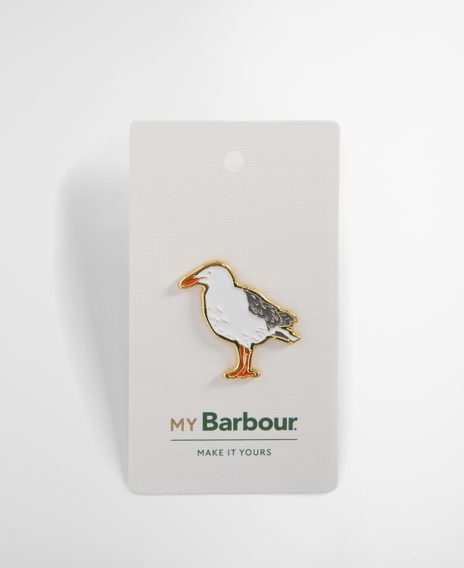 Barbour Bird Pin — Seagull