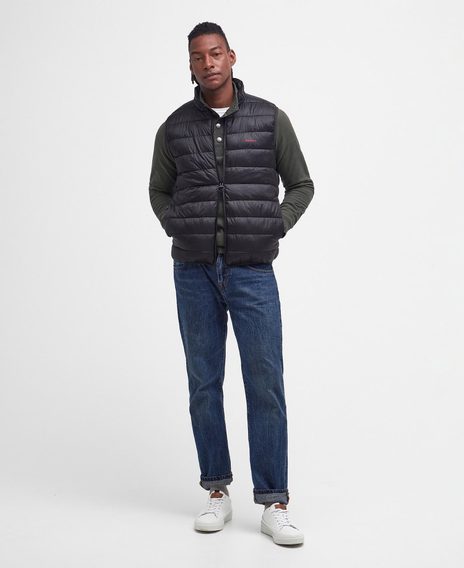 Barbour Bretby Puffer Gilet — Black
