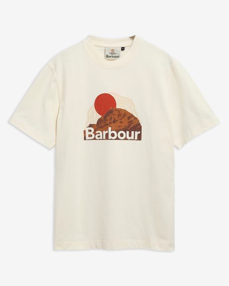 Barbour Wadsworth Relaxed Graphic T-Shirt — White