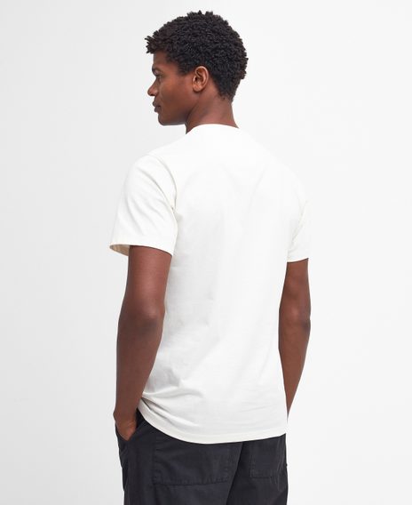 Barbour Essential Sports T-Shirt — Classic White