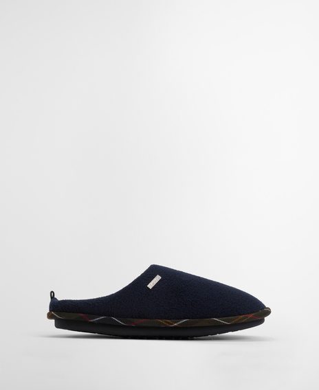 Barbour Hexham Slippers — Navy