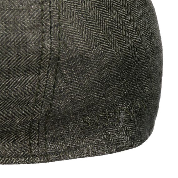 Steson Linen Ivy Cap — Dark Grey