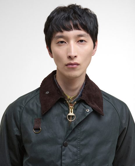 Barbour Spey Waxed Jacket — Sage