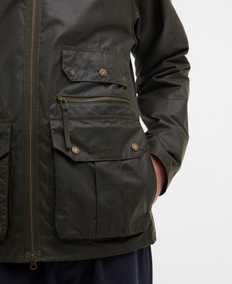 Barbour Re-Engineered Blackett Spey Wax Jacket
