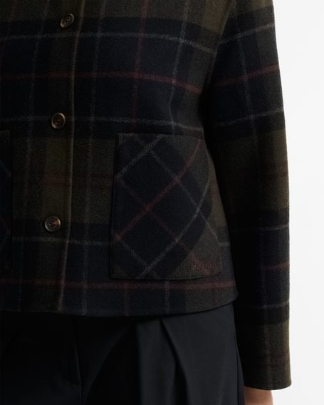 Barbour Marlow Overshirt — Shadow Classic Tartan
