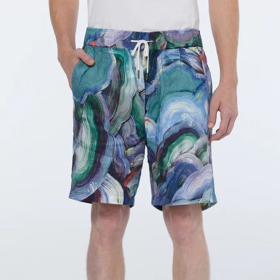 Scotch & Soda — Fave Printed Tencel Bermuda Shorts