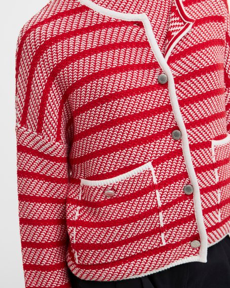 Barbour Polly Striped Cardigan