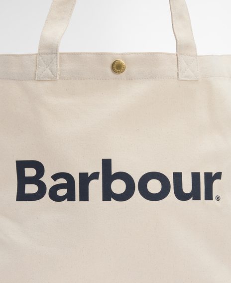 Barbour Logo Tote Bag