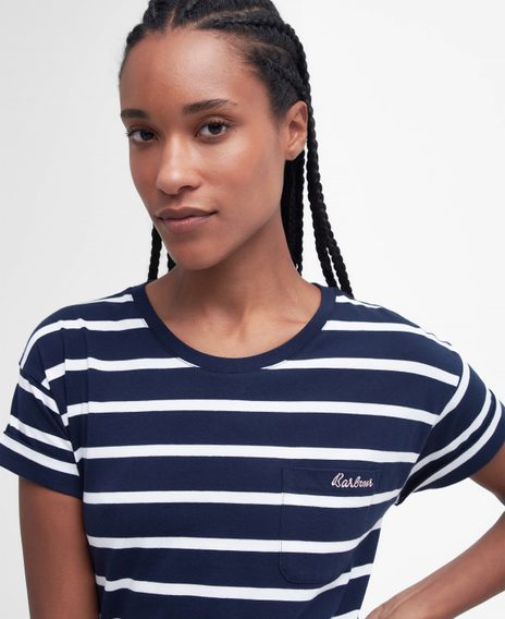 Barbour Otterburn Striped Mini Dress