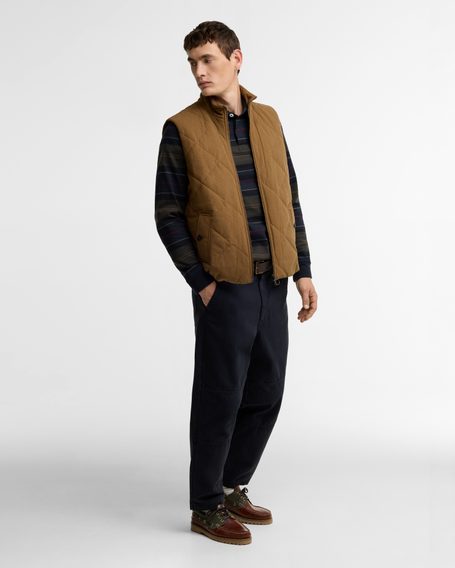 Barbour Corden Quilted Gilet — Beech