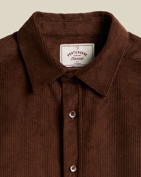 Portuguese Flannel — Lobo Brown Embroidery
