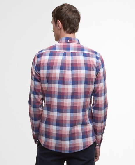 Barbour Hillroad Tailored Shirt — Red Spice
