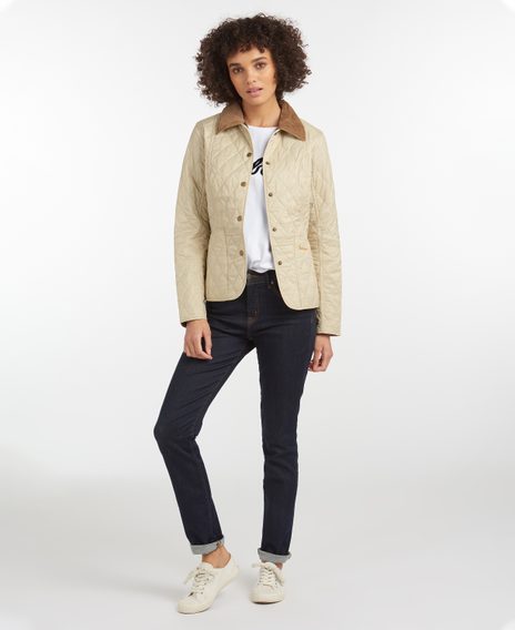 Barbour Summer Liddesdale Quilted Jacket — Pearl