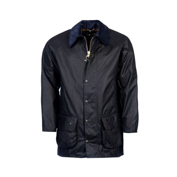 Barbour Beaufort Wax Jacket — Navy