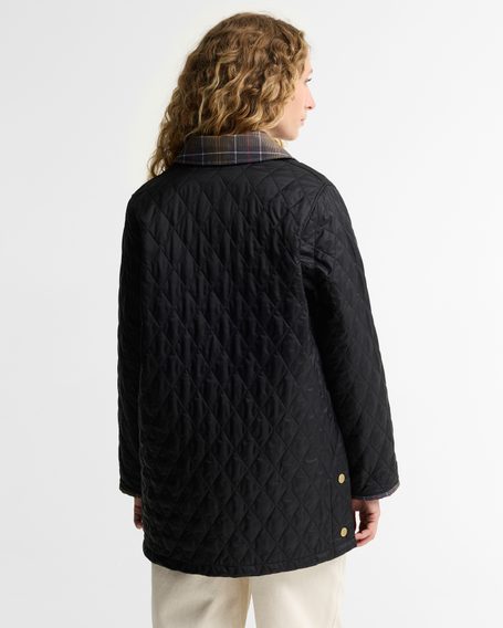 Barbour Icons Tartan Collar Modern Liddesdale Quilted Jacket