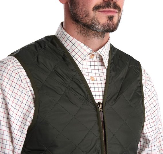 Barbour Quilted Gilet — Classic Olive