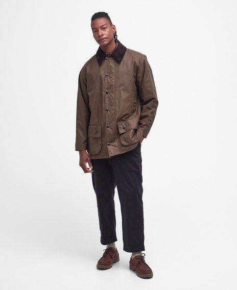 Barbour Beaufort Wax Jacket — Bark