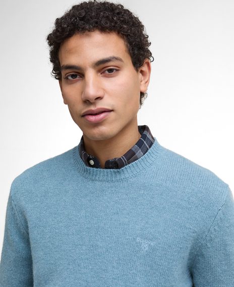 Barbour Covent Crew Neck Jumper — Bluestone