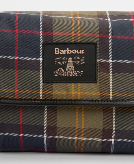 Barbour Tartan Hanging Washbag