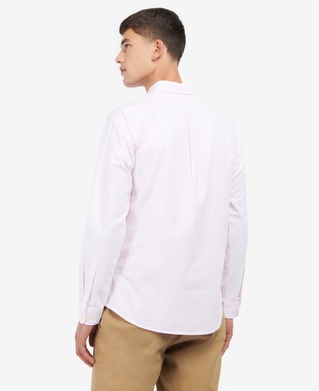 Barbour Striped Oxtown Tailored Shirt — Classic Pink