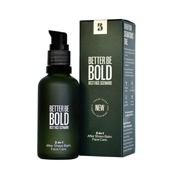 Balzám po holení a hydratačný krém BETTER BE BOLD Best Face Scenario (50 ml)