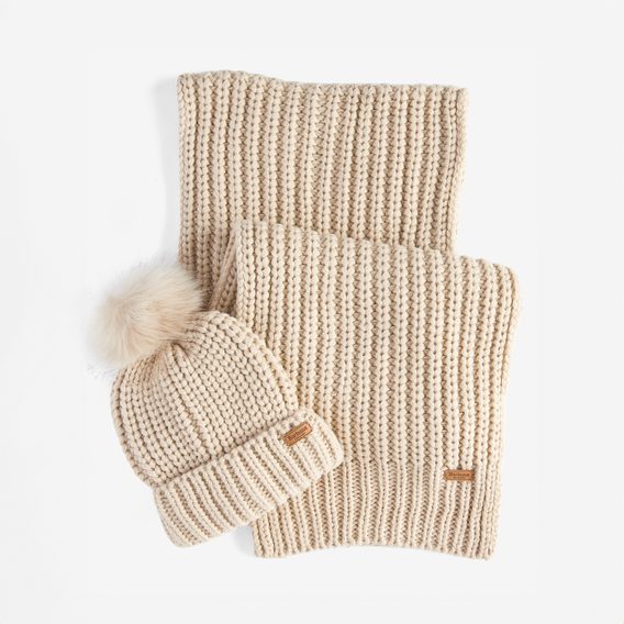 Bazár: Barbour Saltburn Beanie & Scarf Gift Set