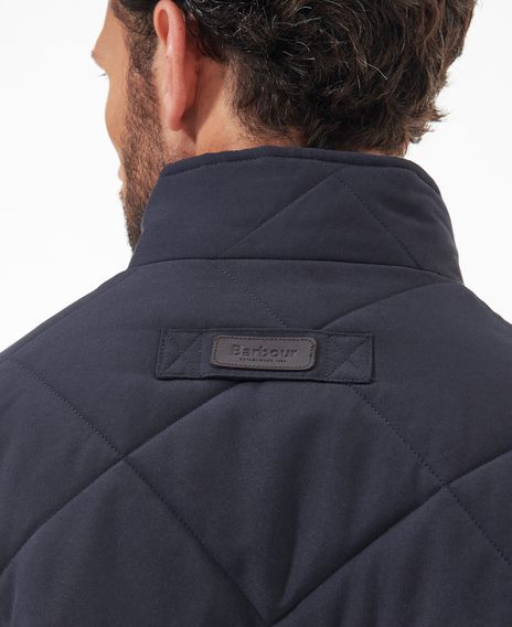 Barbour Hybrid Fleece Jacket — Navy