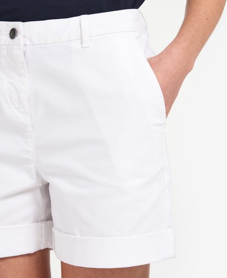 Barbour Chino Shorts — Classic White