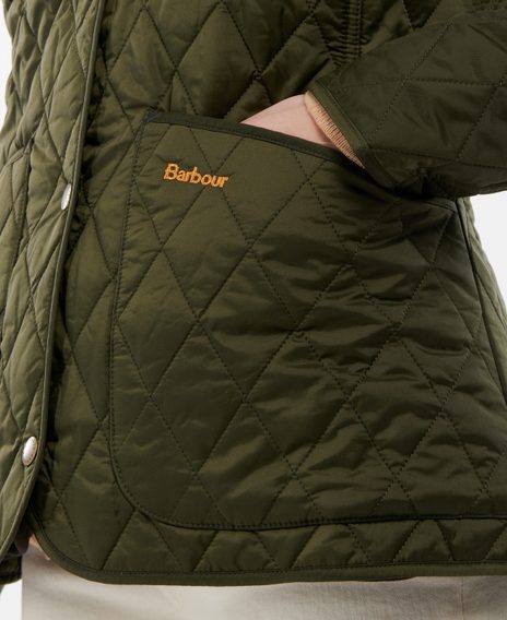 Barbour Annandale Quilted Jacket — Olive